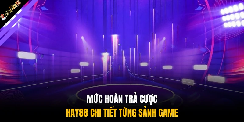 Mức hoàn trả cược HAY88 chi tiết từng sảnh game
