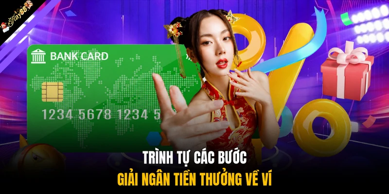 Trình tự các bước giải ngân tiền thưởng về ví